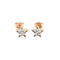 Orecchini Rue des Mille Donna Stardust Double in Argento ORZ W LOBO STE - ORZ W LOBO STE